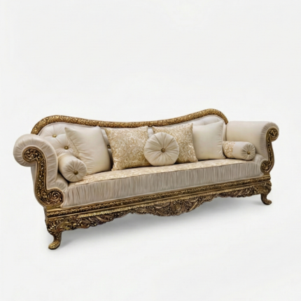 The Majestic Crown 7-Seater Luxury Sofa Set (3+2+1+1)