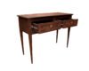 Vintage Slim Console Table with Hand-Carved Drawers - Image 2
