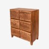 Artisan Six-Drawer Carved Storage Chest - Image 3