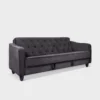 The Modern Tufted Charcoal Convertible Sleeper
