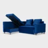 The Royal Plush Corner Convertible Sofa - Image 3