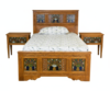 Regal Maharaja Style Hand-Carved Wooden Bedroom Set