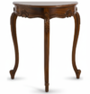 Petite French Provincial Demilune Accent Table