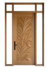 Artisan Floral Carved Entryway