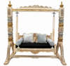 Haveli-Style Pale Wood Daybed Swing